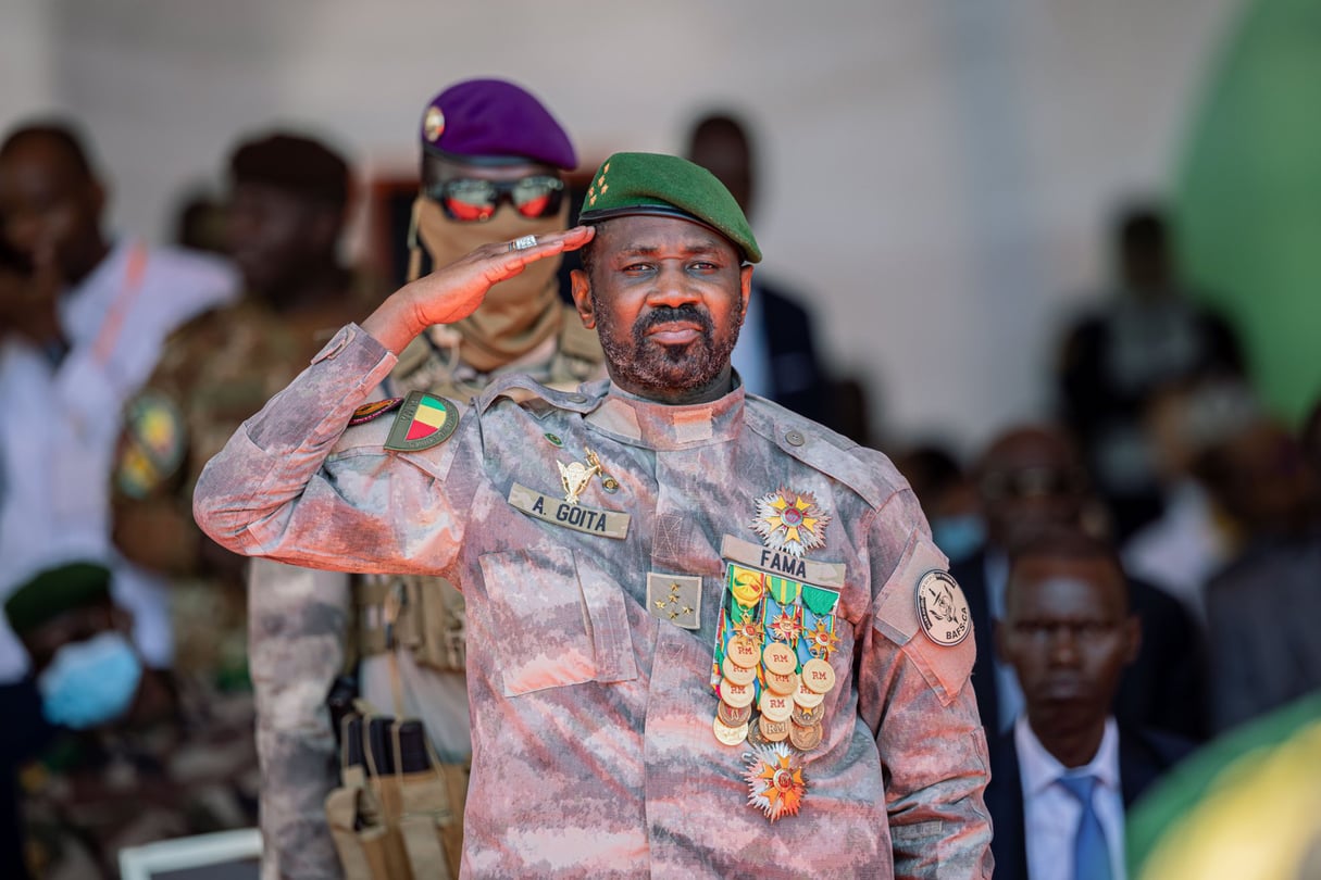 Le chef de la junte malienne, Assimi Goïta. © Présidence de la République du Mali