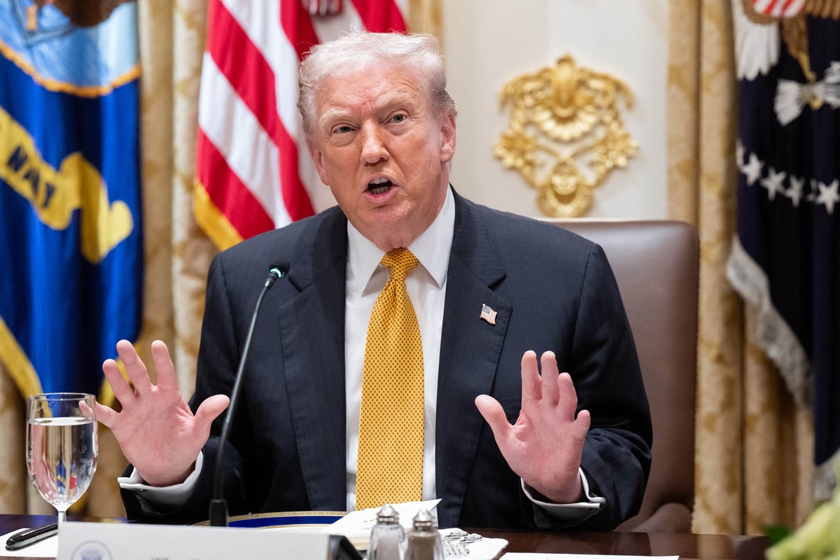 Le président américain Donald Trump à la Maison Blanche, le 7 novembre 2025.