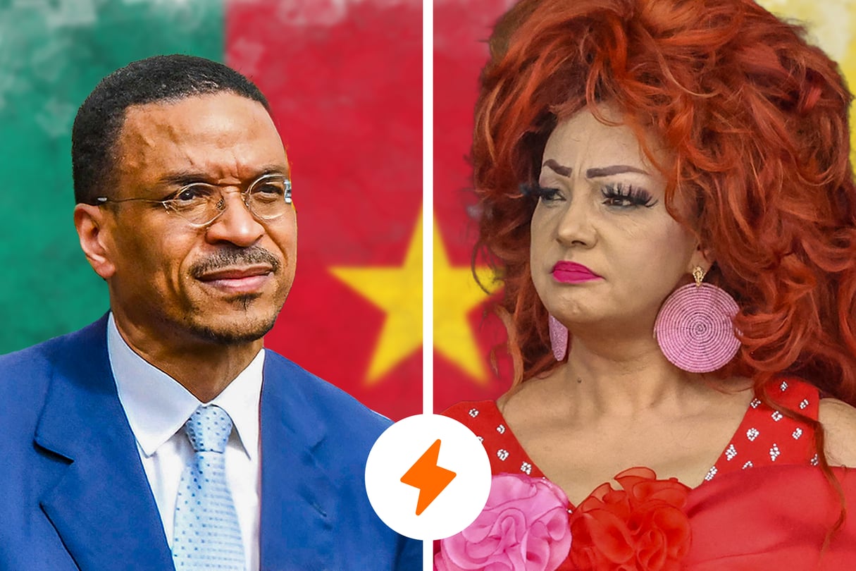 Franck Biya et Chantal Biya, le fils et l'épouse du chef de l'État camerounais.