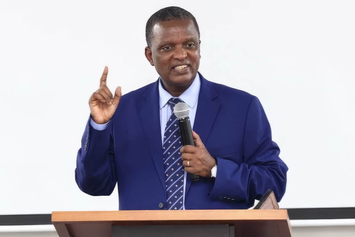 Azarias Ruberwa, ancien vice-président de RDC, le 20 février 2026.