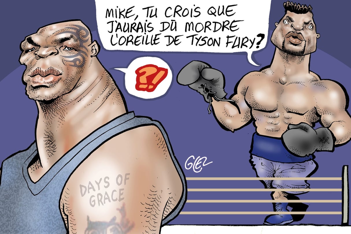 Francis Ngannou a été déclaré perdant par les juges face à Tyson Fury. © Damien Glez