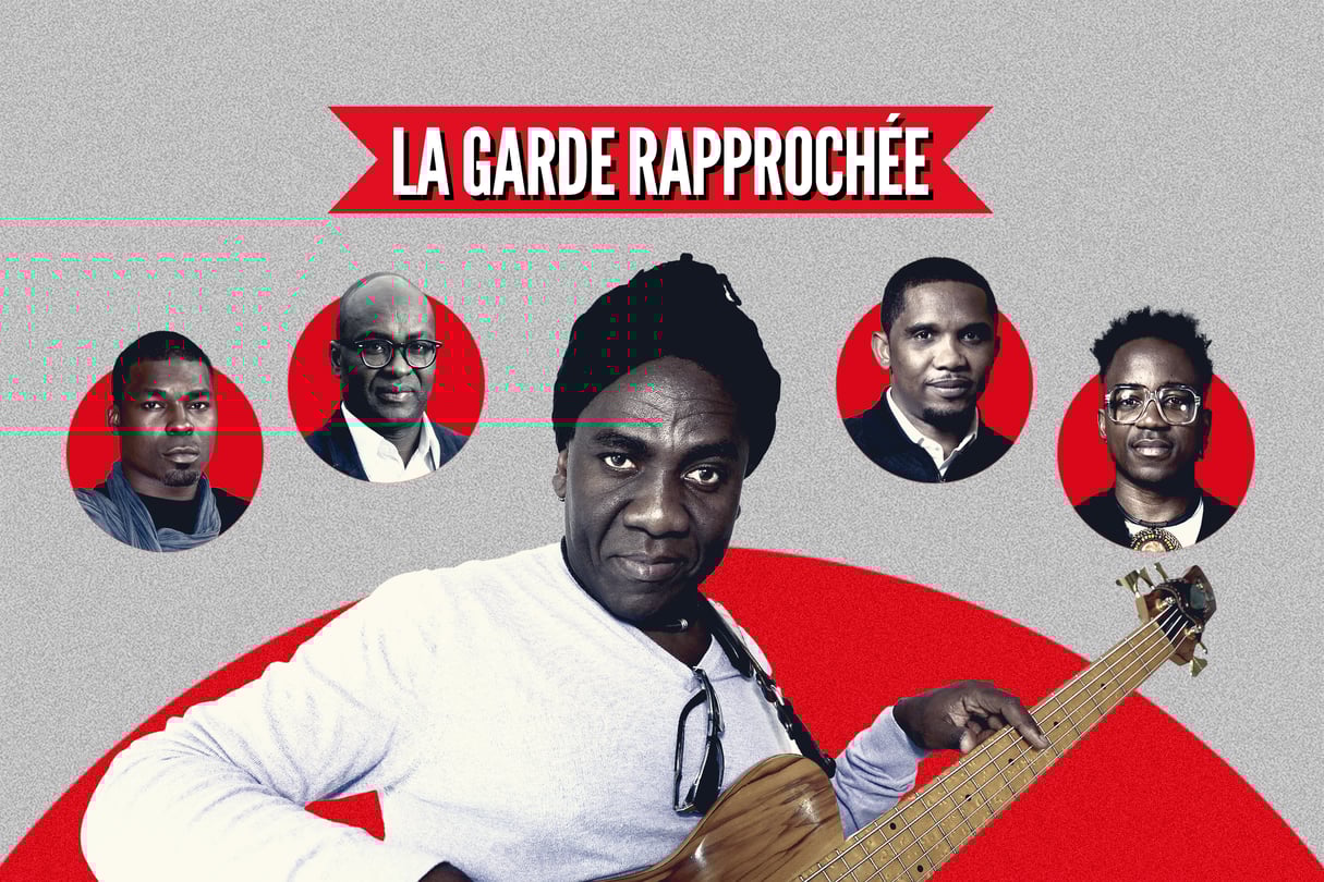 Le réseau de l’artiste Richard Bona. © Montage JA