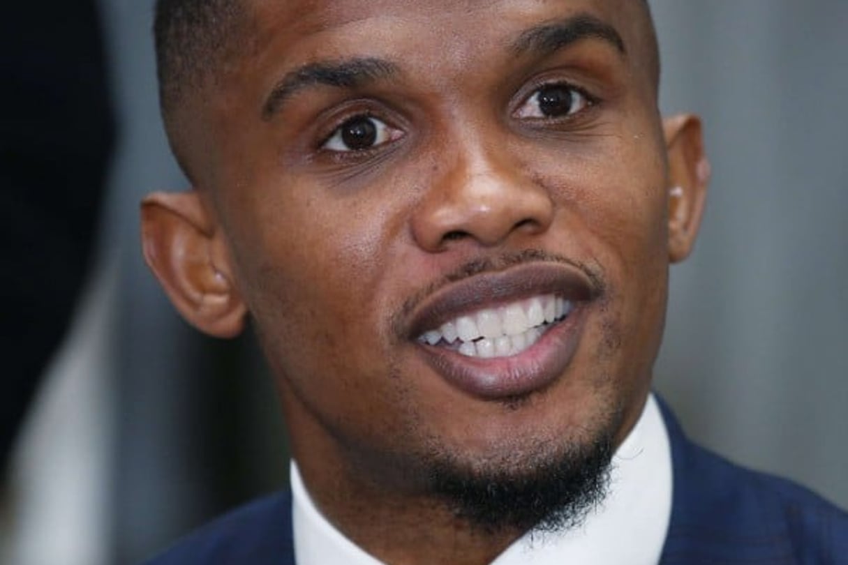 Samuel Eto’o, le 9 mars 2015 à Londres © Lefteris Pitarakis/AP/SIPA