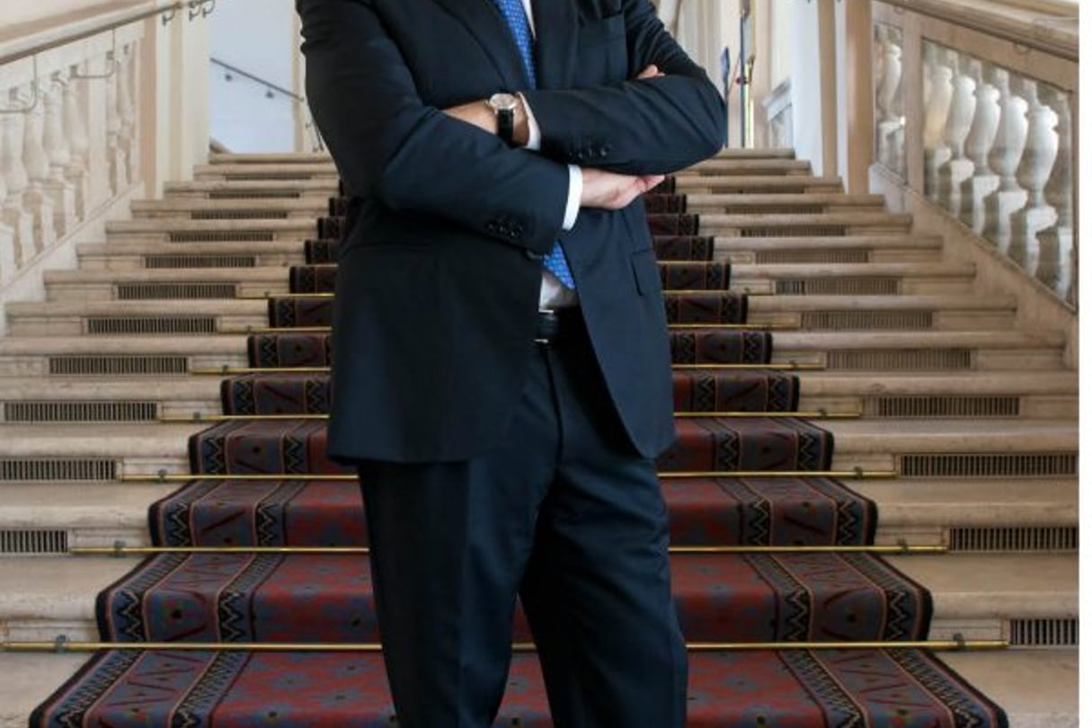 Claudio Descalzi, Directeur Général d’Eni au palais du Quirinal, à Rome, en 2014. © LUIGI MISTRULLI/SIPA