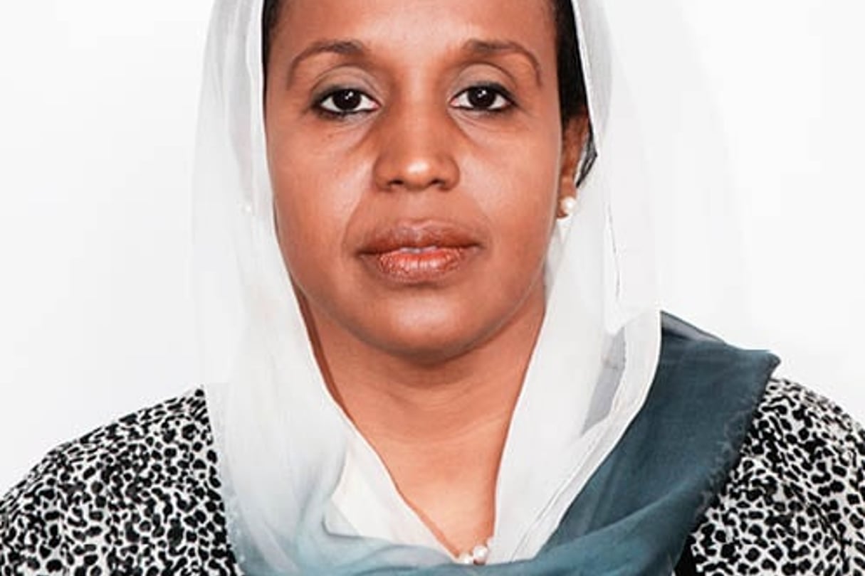 La secrétaire d’État djiboutienne chargée du logement, Amina Abdi Aden. © ABOU HALLOYTA