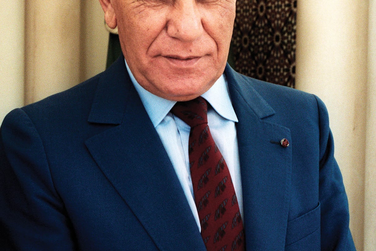 Chadli Bendjedid,le 14 juillet 1990, à Alger. © AFP