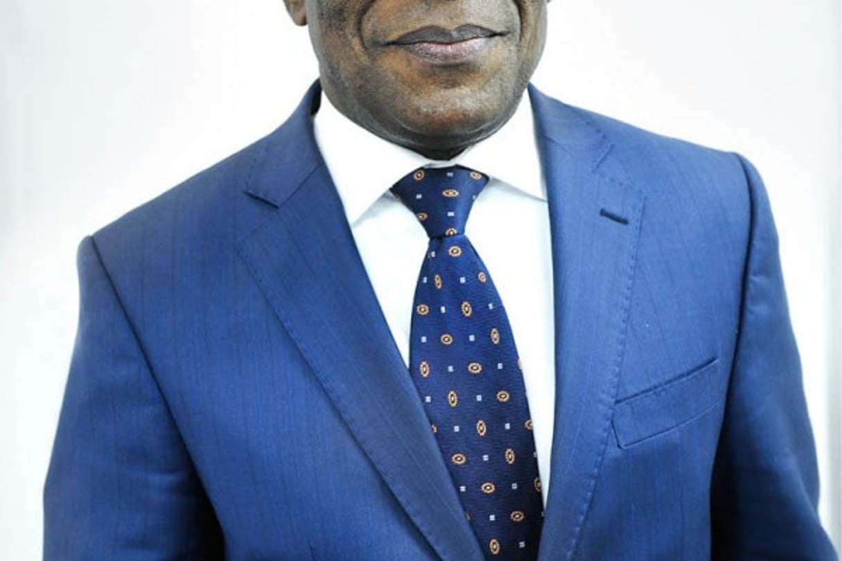 Pascal Affi N’Guessan Président du Front populaire ivoirien (FPI). © VINCENT FOURNIER/J.A.