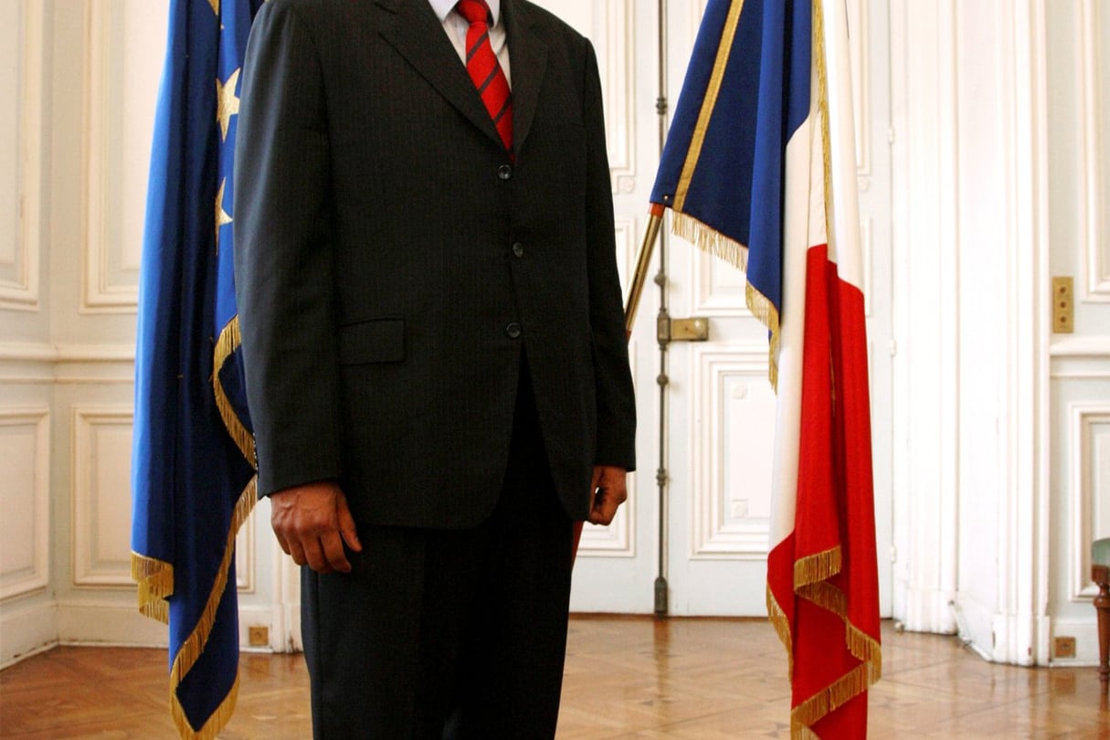 Pierre N’Gahane, nomme prefet des Alpes de Haute Provence en conseil des ministres © Ian HANNING/REA