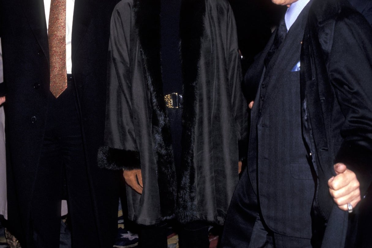 Donald Trump, son ex-épouse Marla Maples et le roi Hassan II à New York, le 28 janvier 1992. © Ron Galella, Ltd./WireImage/GETTY