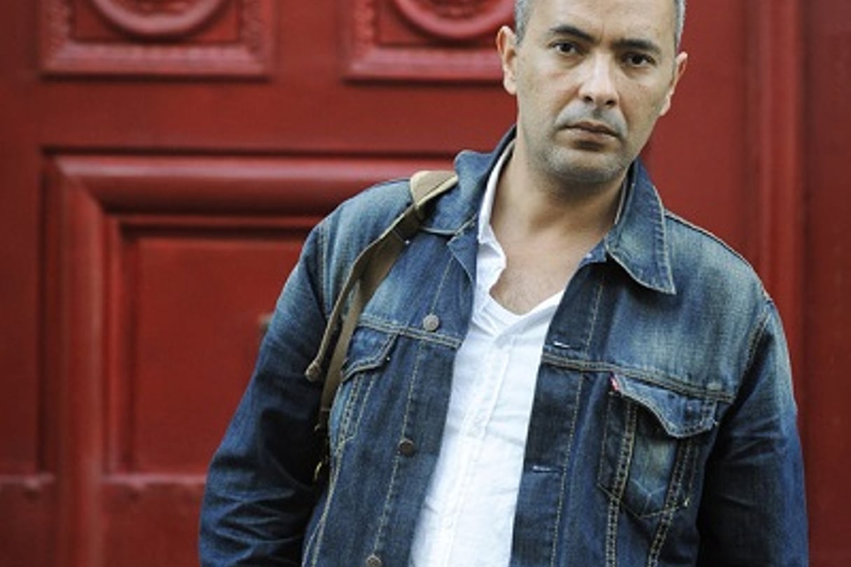 Kamel Daoud, journaliste et écrivain algérien, à Paris, le 7 mai 2014. © Vincent FOURNIER/JA