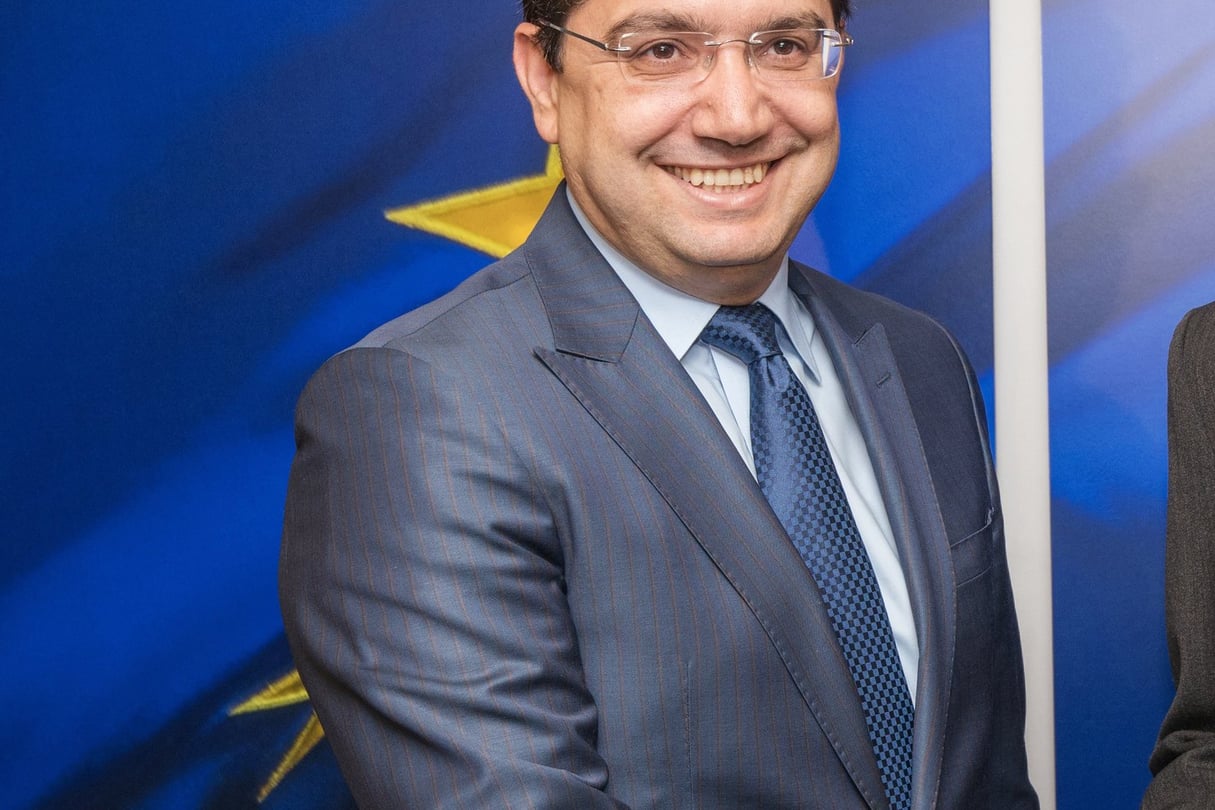 Nasser Bourita , ministre marocain des Affaires étrangères. © Georges Boulougouris/EU