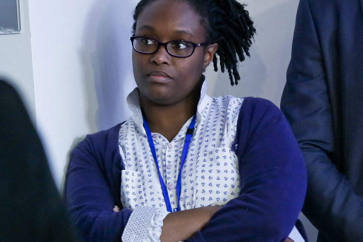 Avant de travailler avec Emmanuel Macron, Sibeth Ndiaye a collaboré avec Claude Bartolone et Dominique Strauss Kahn. © Thomas Padilla/MAXPPP