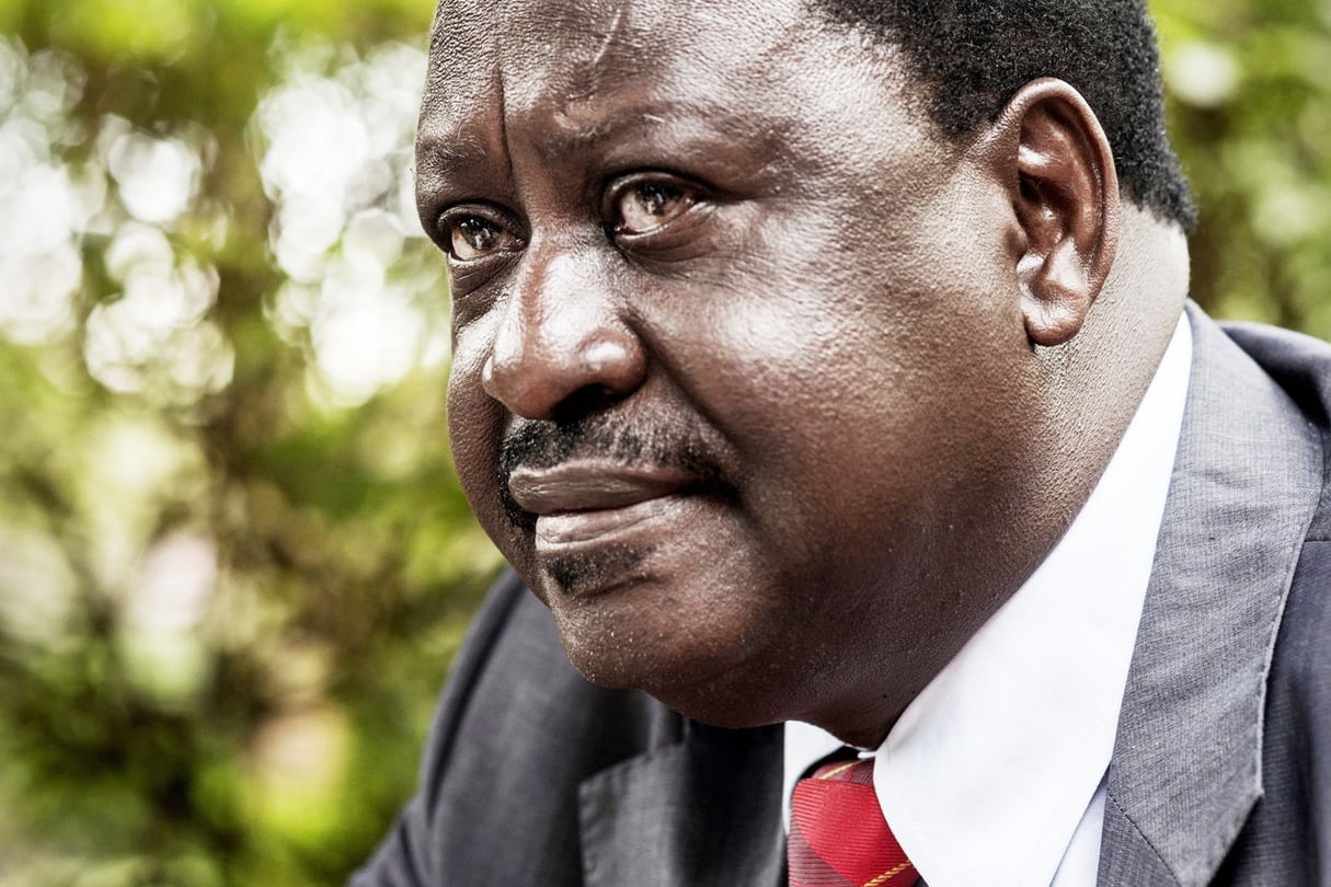Raila Odinga, leader de l’opposition kényane. © Sven Torfinn/PANOS-REA