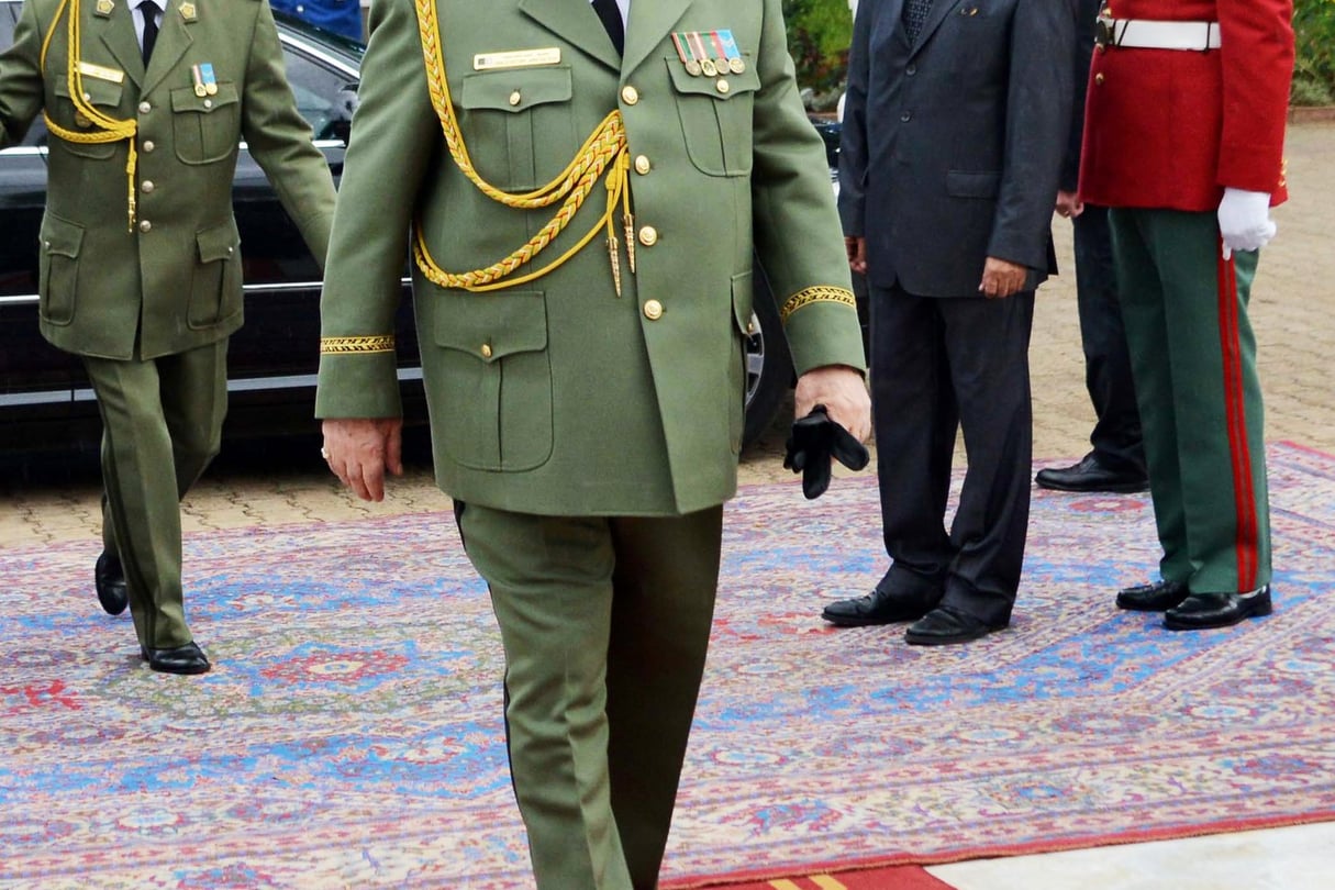 Ahmed Gaïd Salah, chef de l’état-major de l’armée algérienne © Farouk Batiche/AFP