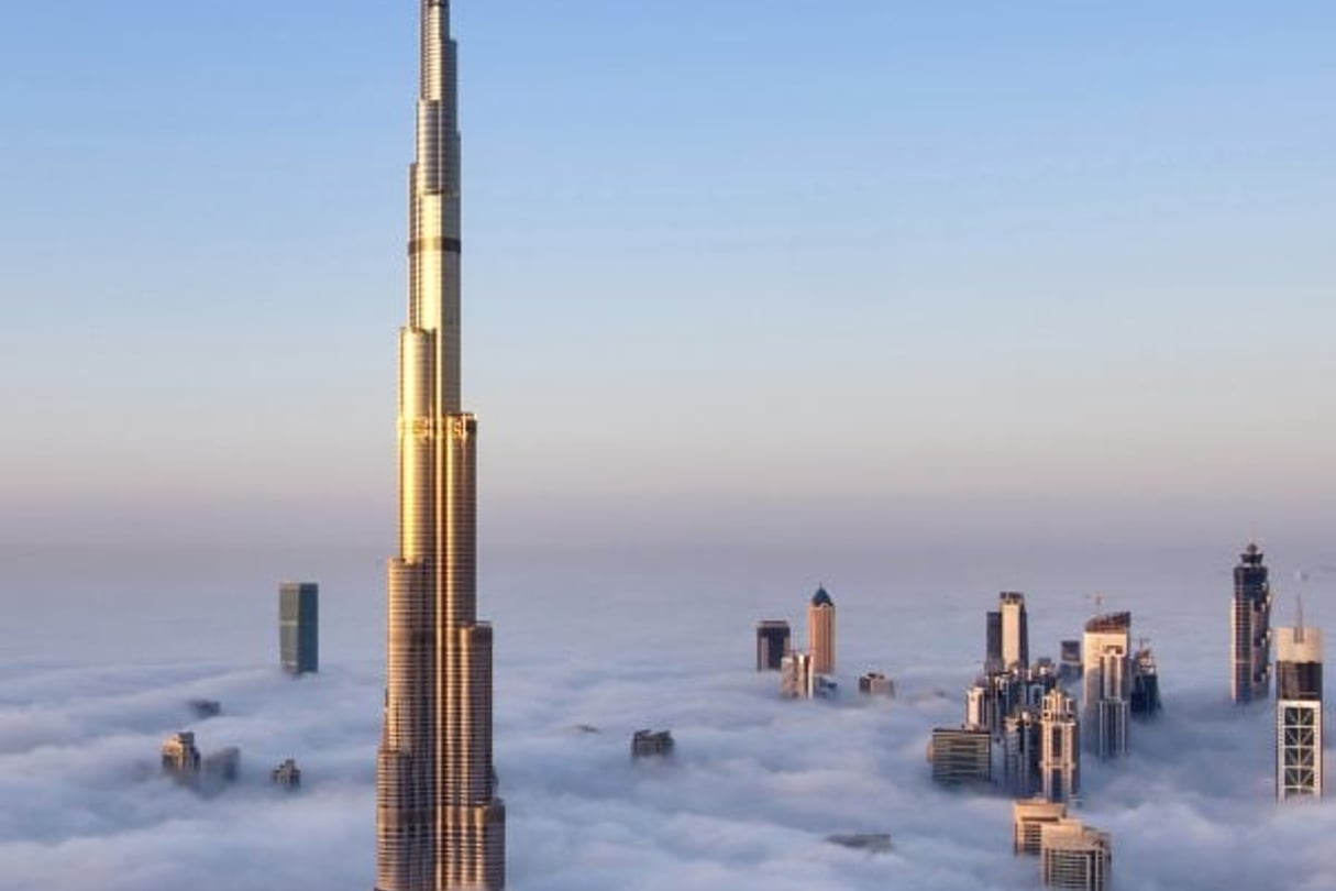 Burj Khalifa, la plus grande tour du monde, haute de 828 mètres, est la propriété de la société immobilière Emaar. © Mint Images/AFP