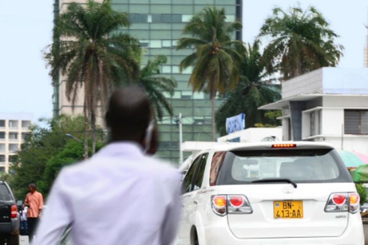 Le centre ville de Libreville (Gabon), le 22 août 2013 © David Ignaszewski pour Jeune Afrique