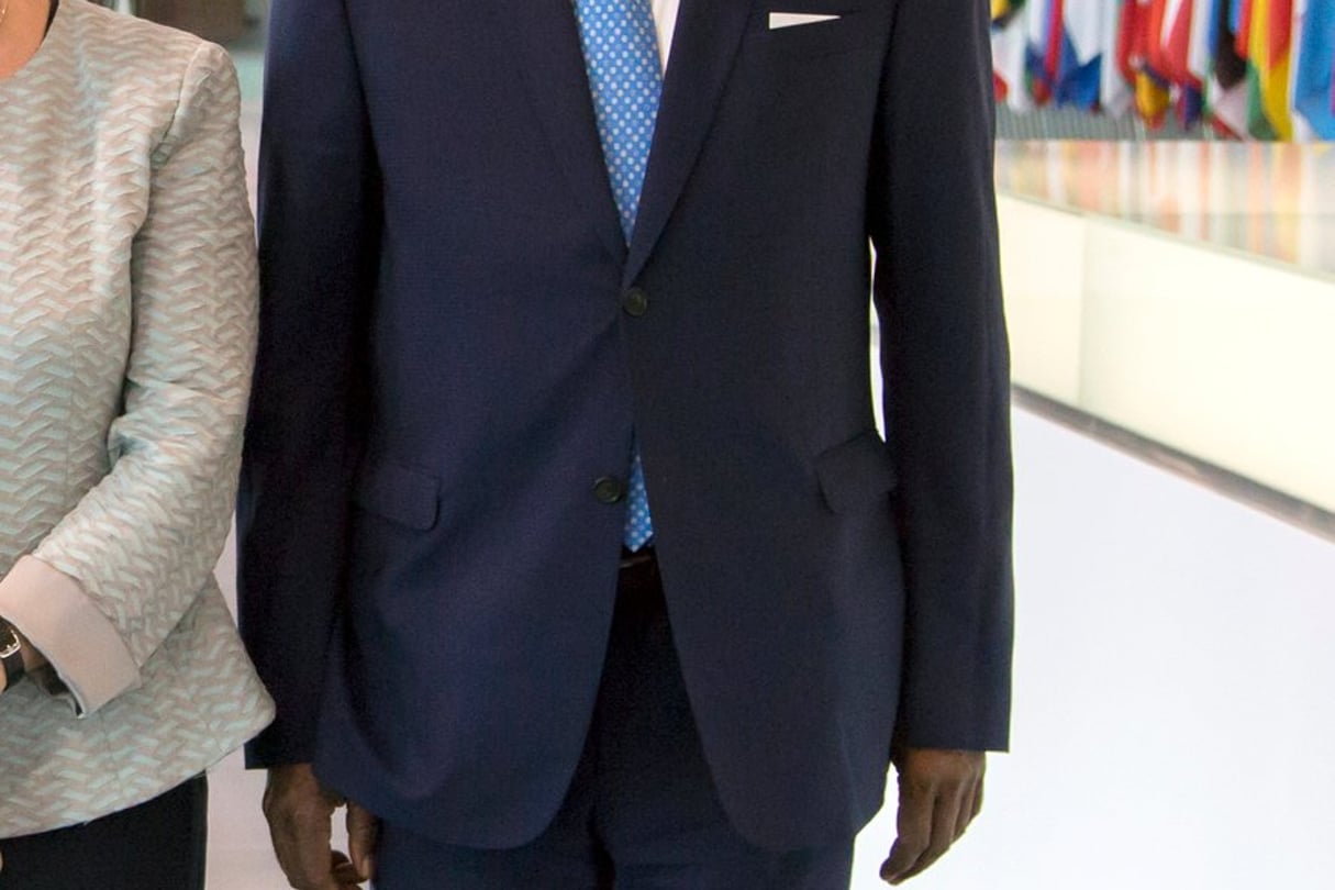 Sidiki Kaba à la Cour pénale internationale (CPI), le jour de la cérémonie qui accueille le Salvador comme 124ème État au sein du statut de Rome, le traité fondateur de la CPI, à La Haye (Pays-Bas) le 2 juin 2016 © ICC-CPI