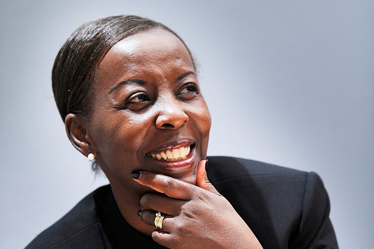 Louise Mushikiwabo, ministre rwandaise des Affaires étrangères, le 8 septembre 2011 © Vincent Fournier/JA