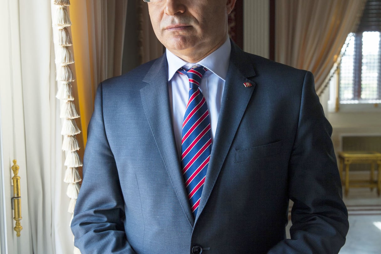 Mohsen Marzouk, président de Machrou Tounes, en 2015 à Tunis (image d’illustration). © Ons Abid pour JA