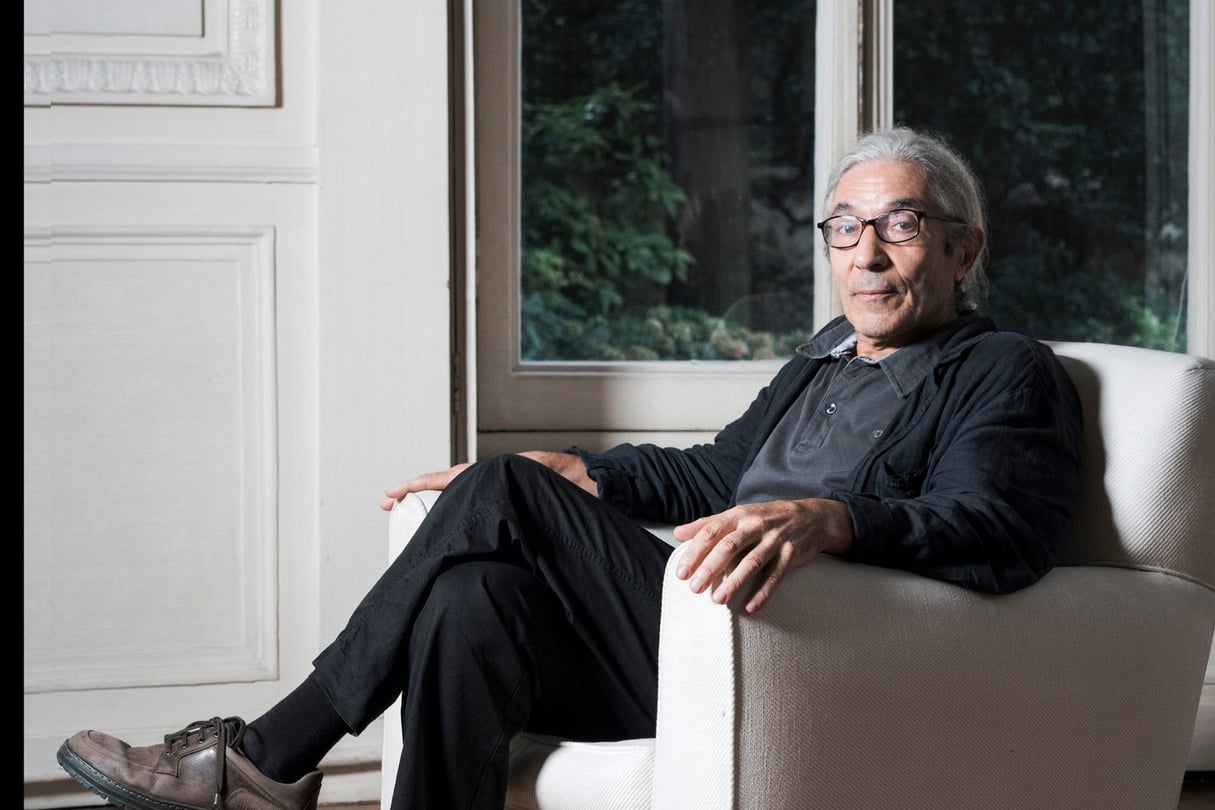 Boualem Sansal, auteur du livre  » Le Train d’Erlingen » ou « La métamorphose de Dieu » © François Grivelet pour JA.