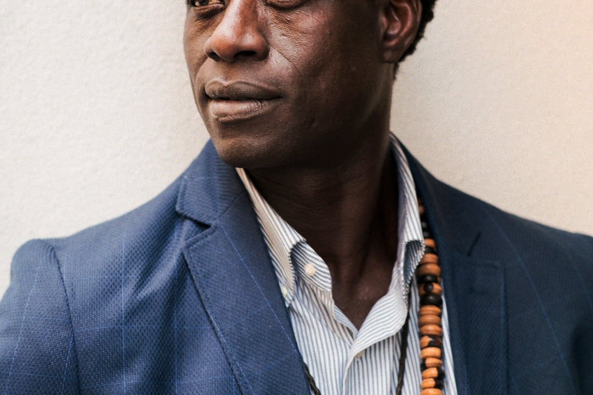 Moustapha Mbengue, acteur du film Amin de Philippe Faucon, à l’hôtel Grand Amour (Paris), le 20/09/2018 © François Grivelet pour JA