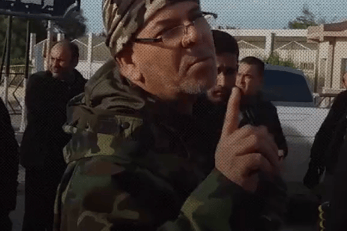 Salah Badi, chef de la Brigade al-Sommoud, originaire de Misrata. © Youtube/QatariLeaks