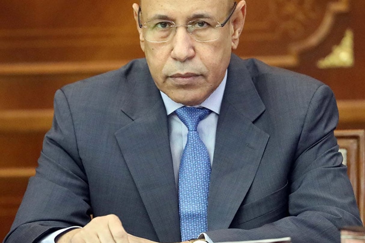 Le président mauritanien Mohamed Ould Cheikh Mohamed Ahmed Ould El Ghazouani. © DR / AMI