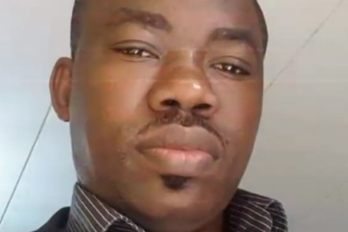 Le blogueur gabonais Hervé Mombo Kinga. © YouTube/video expresso