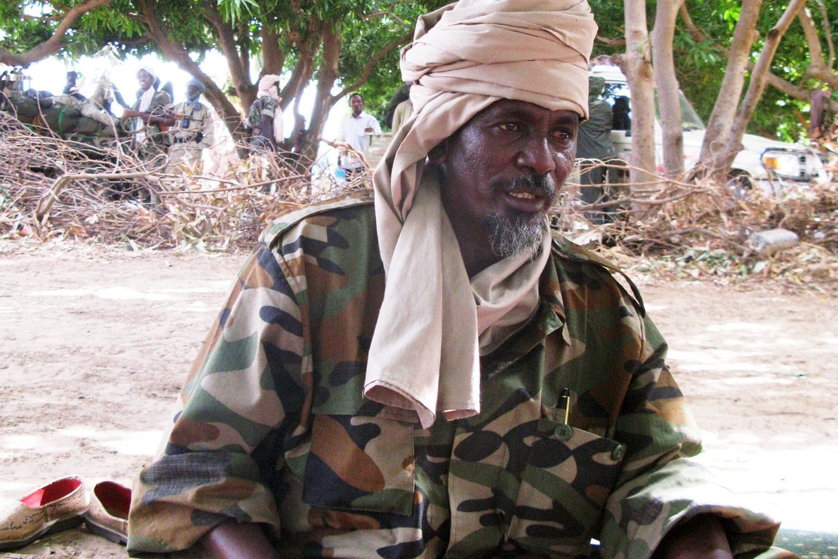 Timan Erdimi, en 2009, au Darfour (Soudan). © GUILLAUME LAVALLEE/AFP