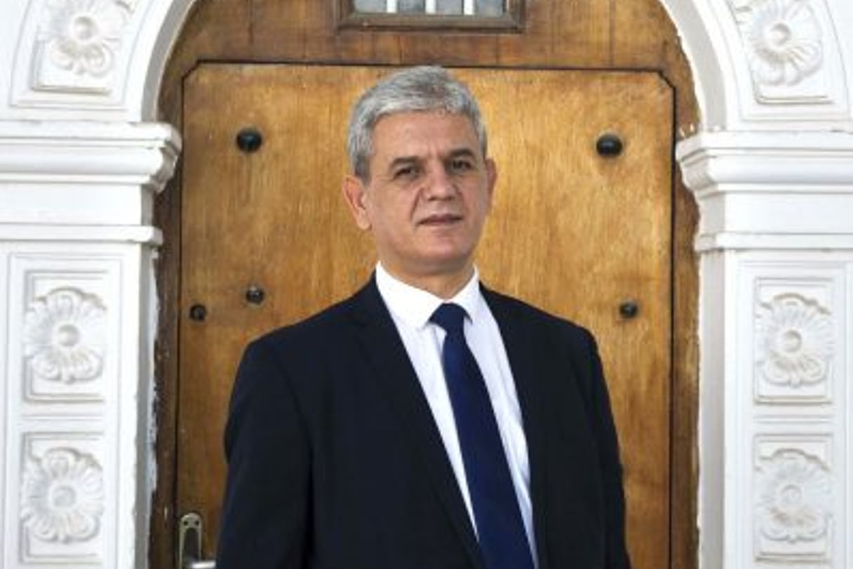 Mohcine Belabbas, secrétaire général du RCD, le 1er juin à Alger. © Louiza Ammi pour JA