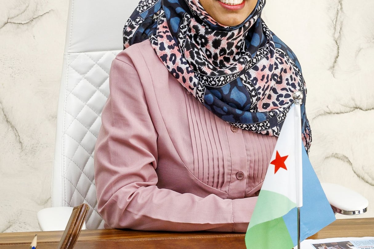 La présidente de la Commission nationale de la communication, Ouloufa Ismaïl Abdo. © Patrick Robert