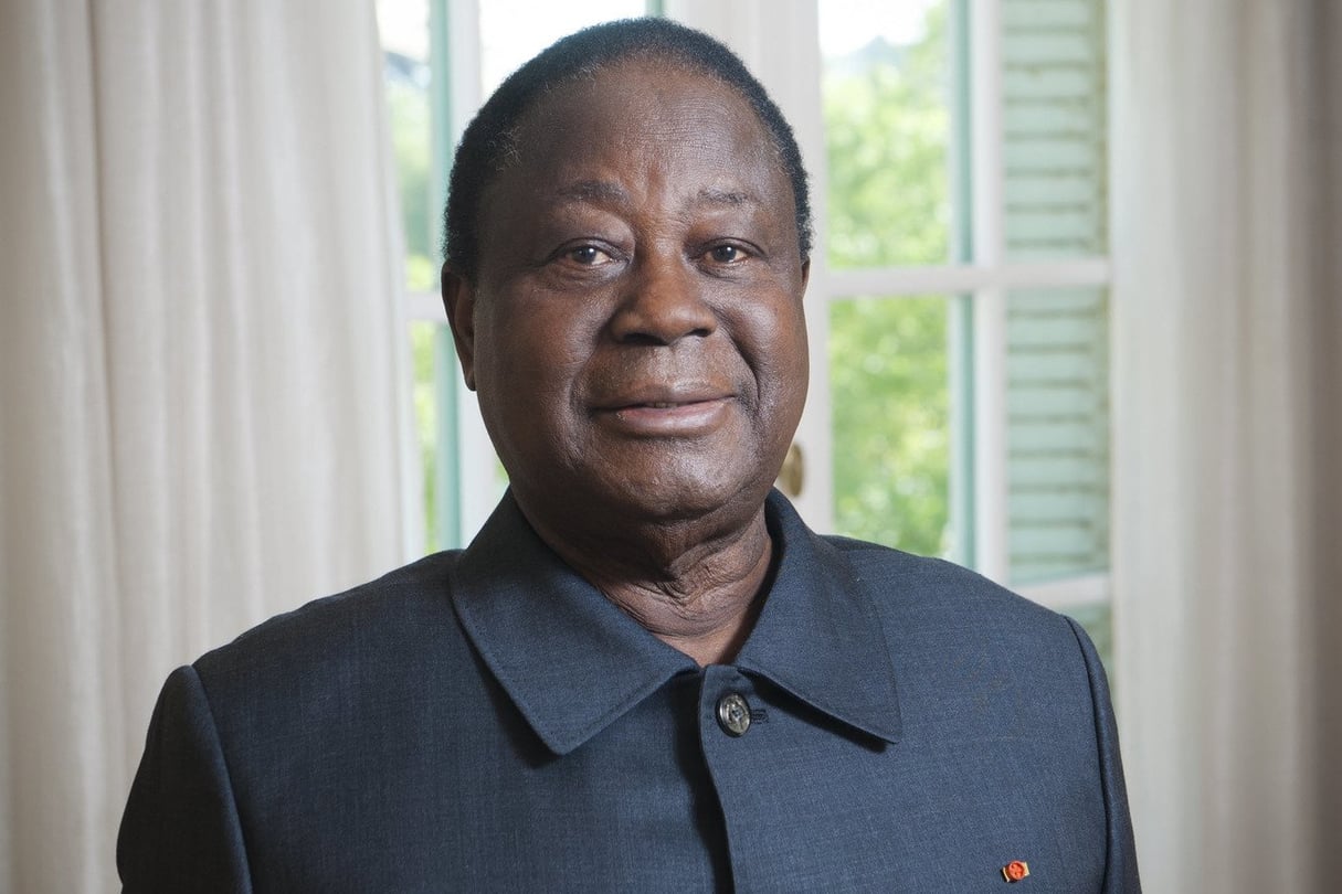 Henri Konan Bedie, président du Parti Democratique de Cote d’Ivoire (PDCI) © V. FOURNIER/JA