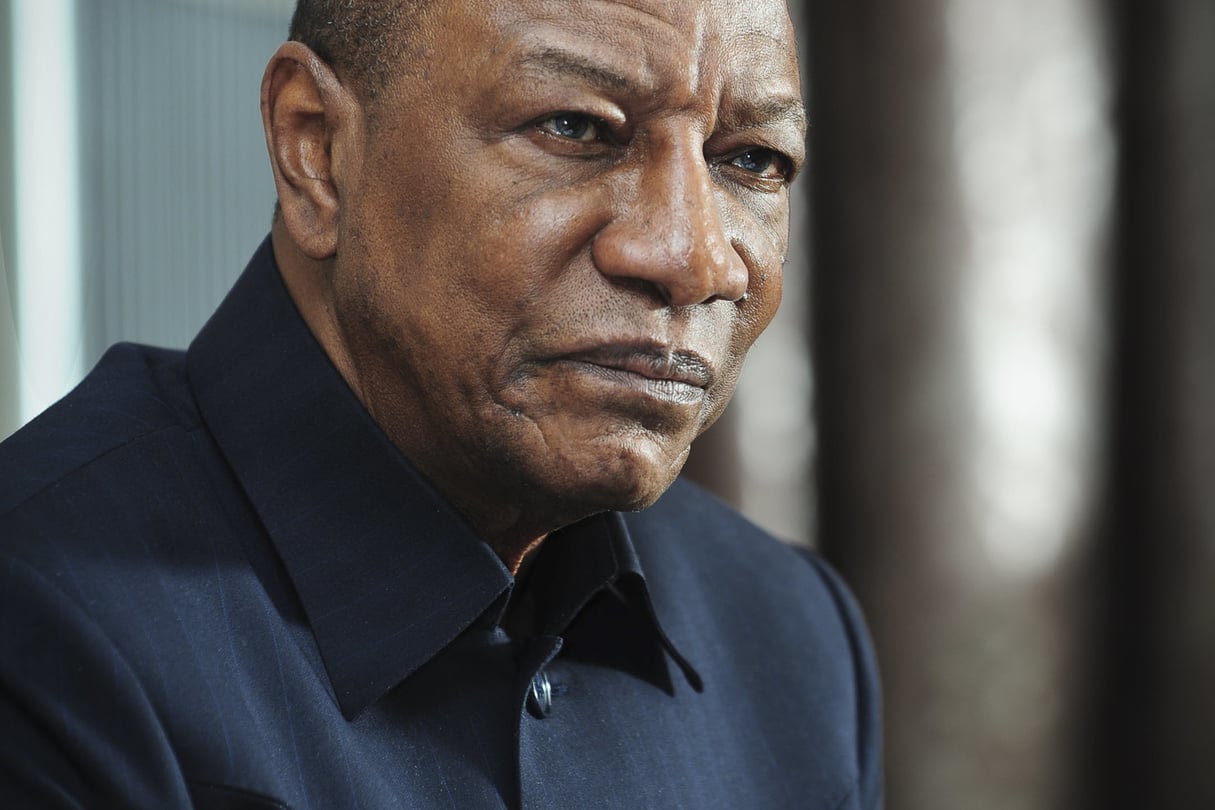 Le chef de l’État guinéen. © Vincent Fournier/JA