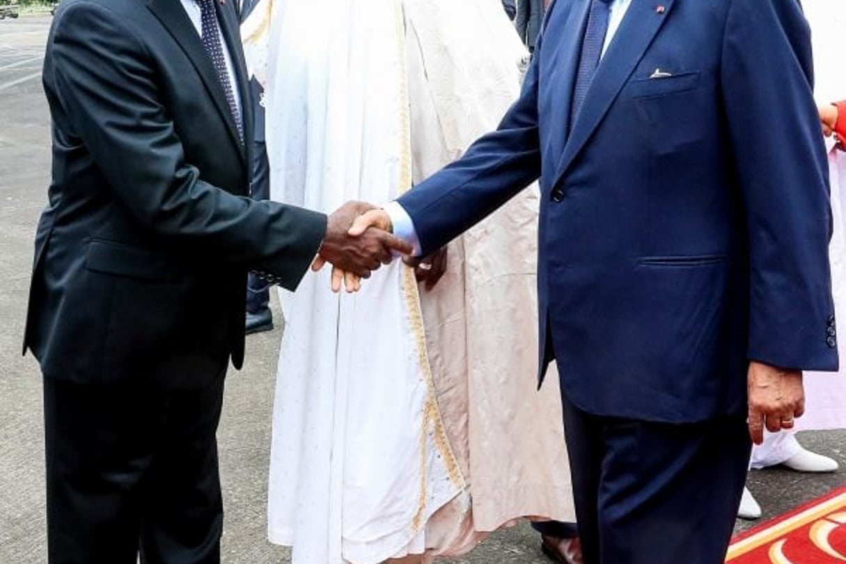 Le président Paul Biya (à dr.) a lui-même été secrétaire général de la présidence, de 1968 à 1975. © DR
