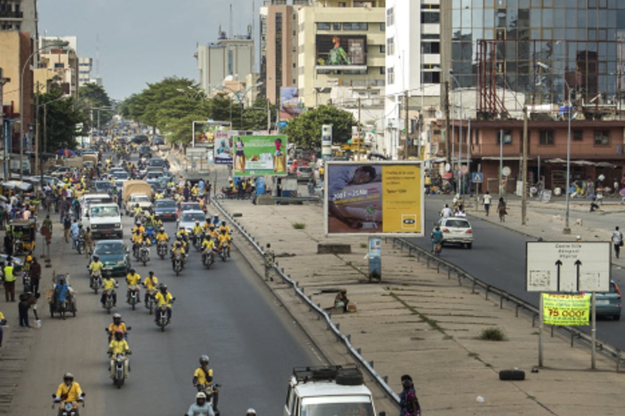 Ville de Cotonou, vue de la ville dans le centre, novembre 2017 (photo d’illustration). © Jacques Torregano pour JA