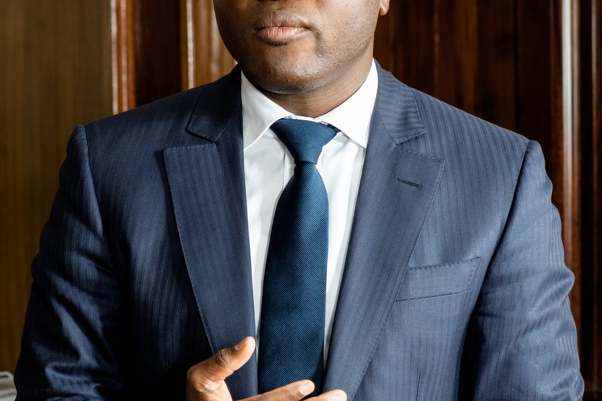 Romuald Wadagni (Benin), ministre de l’Economie et des Finances. A Cotonou, le 18.10. 2018. Photo E.Ahounou/AID pour JA © E.Ahounou/AID pour JA