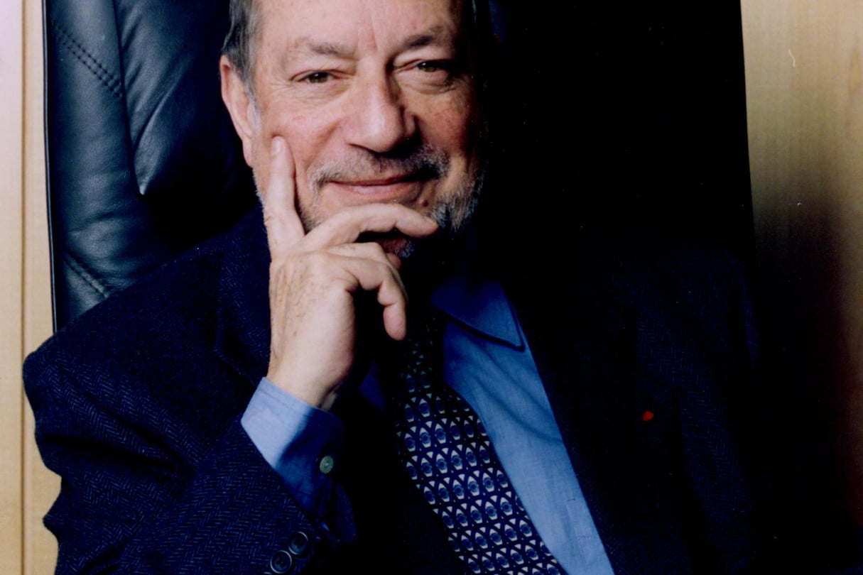 Hervé Bourges, lorsqu’il était président du Conseil supérieur de l’audiovisuel français. © DR / CSA