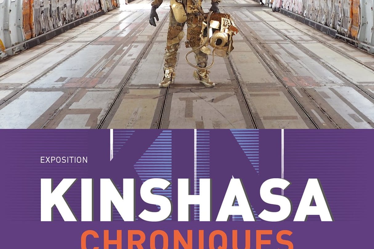 Affiche de l’exposition « Kinshasa chroniques », à la Cité de l’architecture jusqu’au 11 janvier 2021 © DR