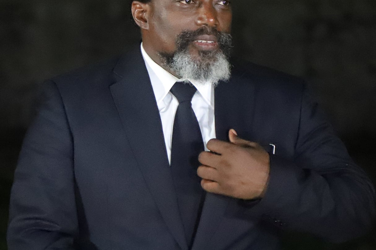 Joseph Kabila, ici en août 2018 à Kinshasa. © REUTERS/Kenny Katombe