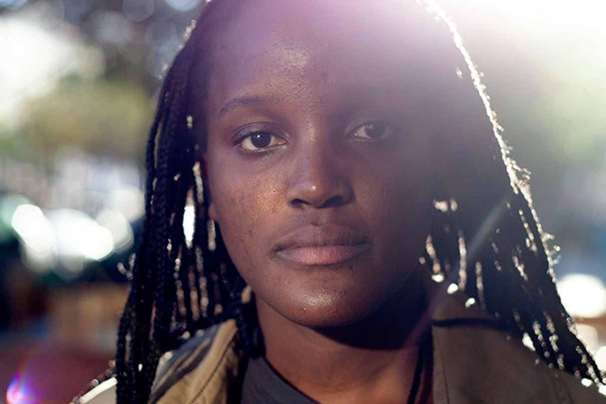 Vanessa Nakate, militante écologiste ougandaise, à Paris, le 22 octobre 2021. © Sydonie Ghayeb pour JA
