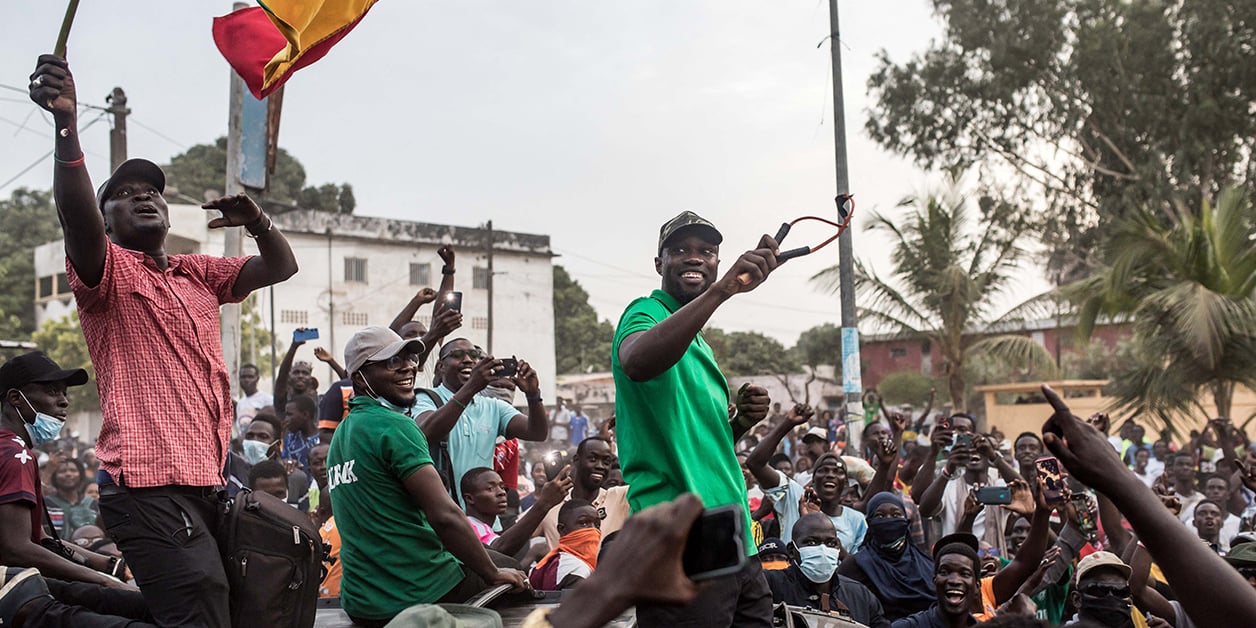 Au Sénégal, l'opposant Ousmane Sonko et sa caravane de la liberté en  route pour Dakar
