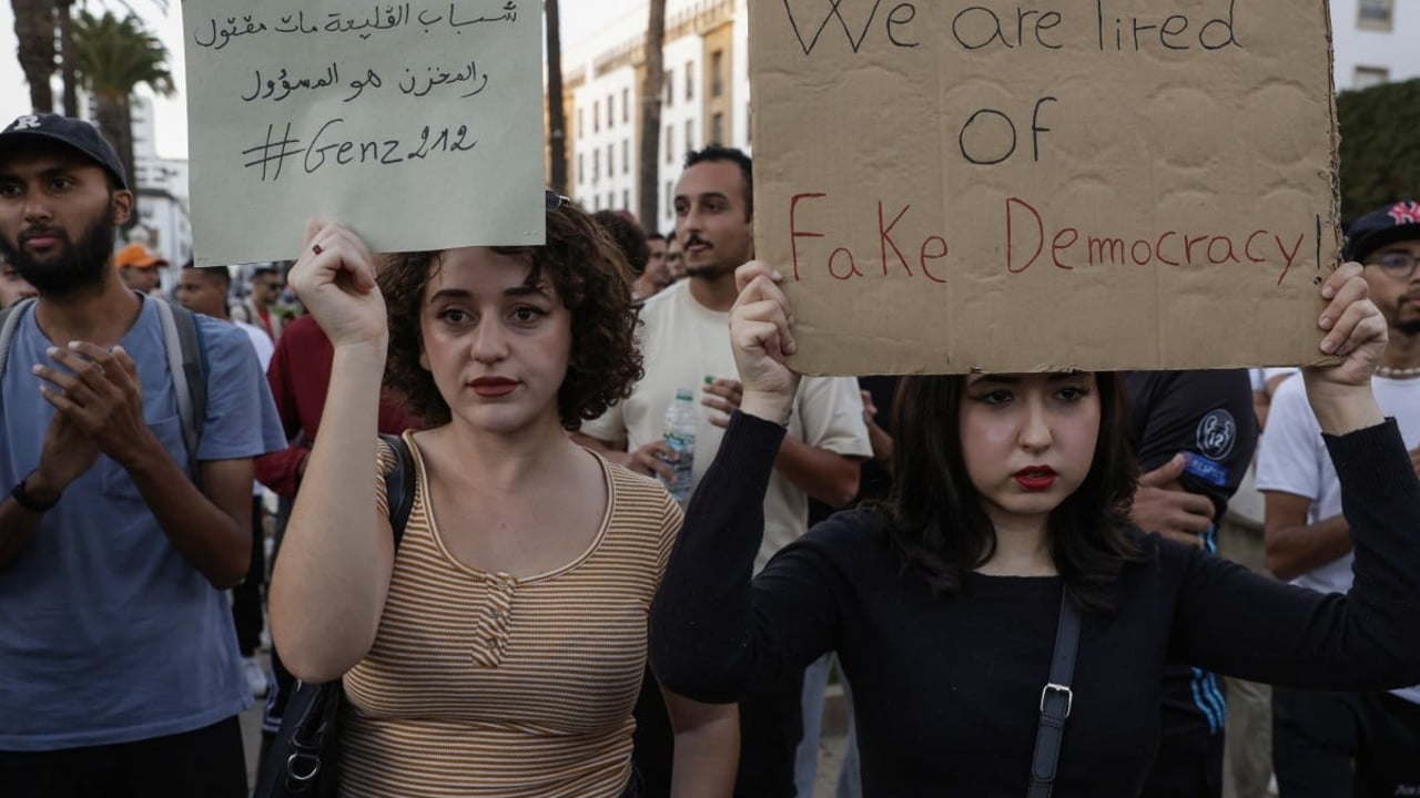 Au Maroc, la Palestine attire plus de manifestants que GenZ212