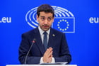 Stéphane Séjourné, nouveau ministre français des Affaires étrangères, ici à Bruxelles, le 21 novembre 2023. © UE / Hans Lucas via AFP