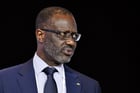 Le président du PDCI, Tidjane Thiam, à la 144e session du CIO à Costa Navarino, en Grêce, le 20 mars 2025. © Fabrice COFFRINI / AFP