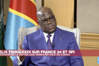 Félix Tshisekedi lors de son entretien avec France 24 et RFI, le 16 novembre 2023. © DR