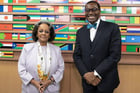 Sahle-Work Zewde, présidente de l’Éthiopie, et Akinwumi Adesina, président de la Banque africaine de développement, en décembre 2021. © TWITTER AFRICAN DEVELOPMENT BANK GROUP