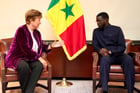 Kristalina Georgieva rencontre le président sénégalais, le 25 septembre 2024. © FMI/X