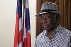 Joseph Boakai, président élu du Liberia, à son domicile de Monrovia, le 19 novembre 2023. © REUTERS/Carielle Doe