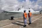 Un navire militaire chinois quitte la Chine pour Djibouti © Wu Dengfeng/AP/SIPA