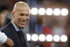 Zinedine Zidane, le 26 mai 2018, après la victoire du Real Madrid en Champions League. © Efrem Lukatsky/AP/SIPA